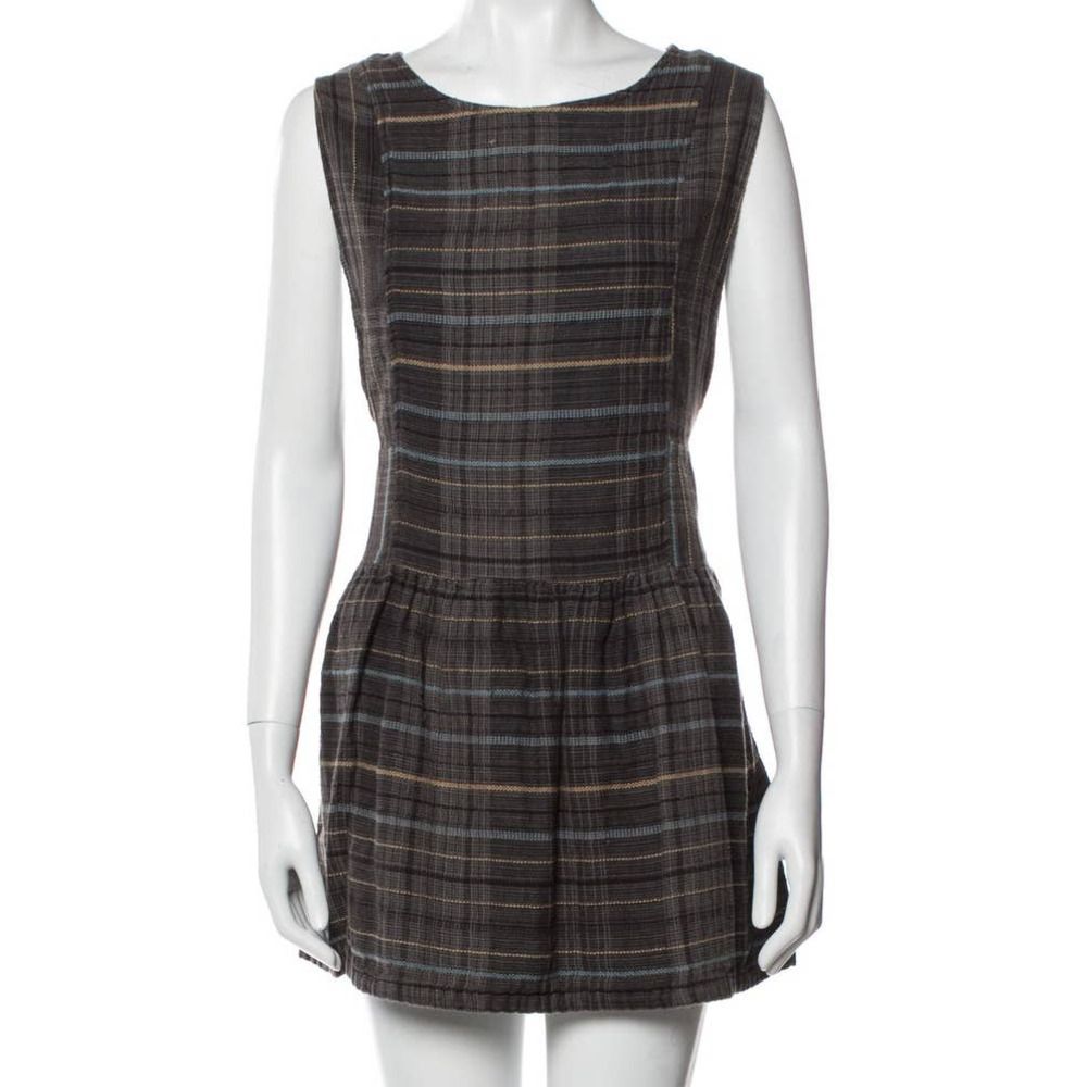 Ace & Jig Plaid Sleeveless Mini Dress